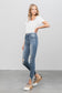 HIGH STRETCH MID RISE SKINNY JEANS